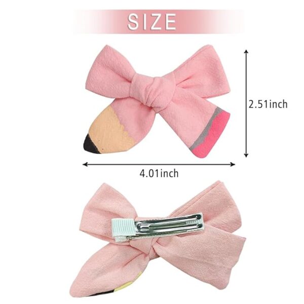 Limited time deal 50% off Back to School Hair Bows Clips - Image 3