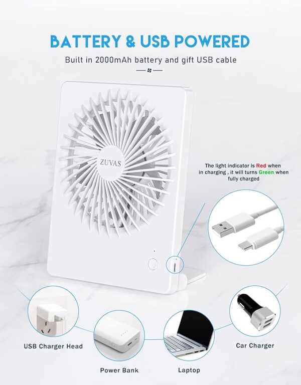 Limited time deal 36% off Zuvas Desk Fan Battery - Image 2