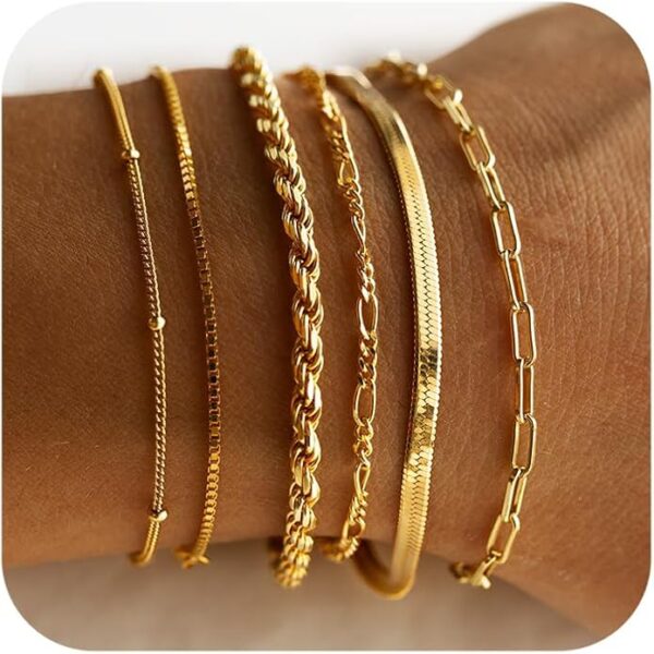 Limited time deal 26% off DEARMAY Gold Bracelets - Image 3