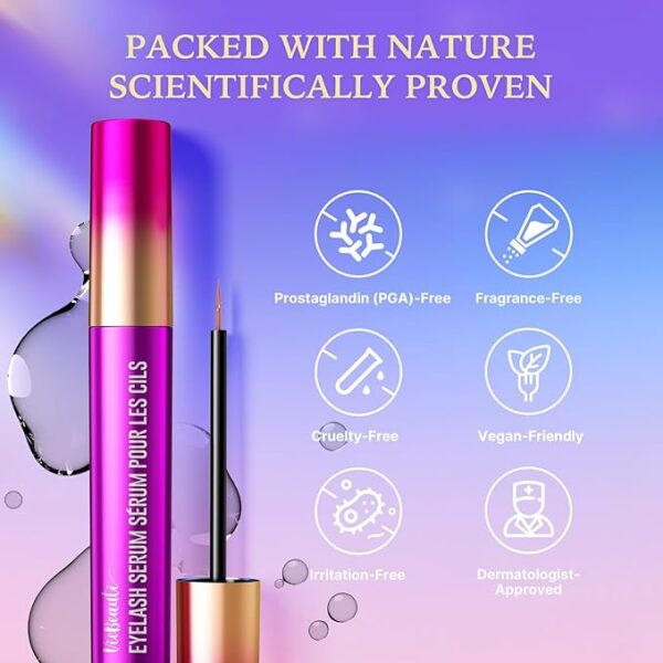 Limited time deal 33% off VieBeauti Premium Eyelash Growth Serum - Image 2