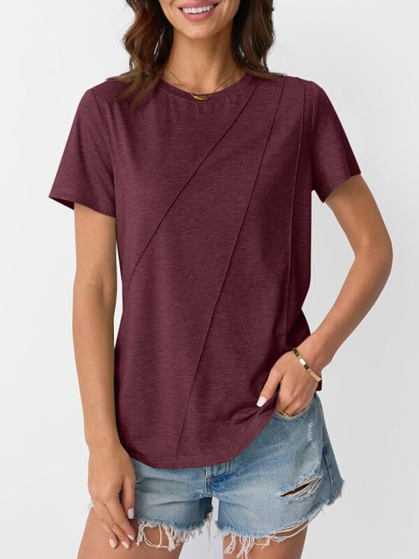 Limited time deal 20% off AUTOMET Womens Tshirts Short Sleeve - Image 2