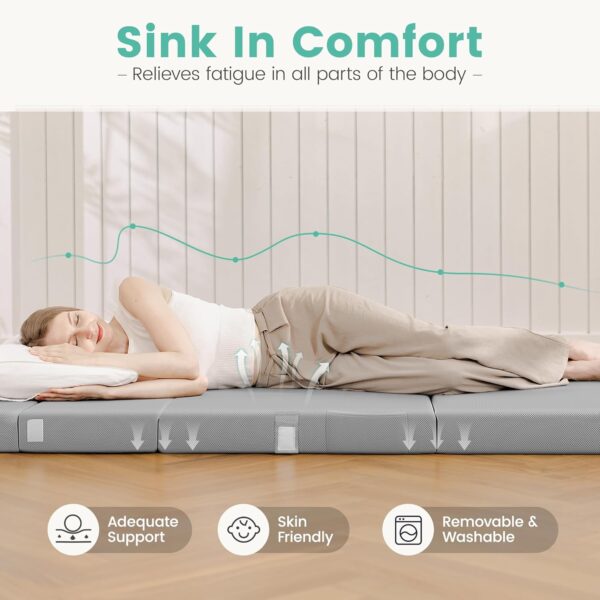 Limited time deal 25% off Foldable Mattress - 4 Inch - Image 2