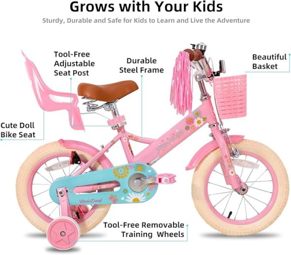 Limited time deal 12% off JOYSTAR Little Daisy Kids Bike - Image 2