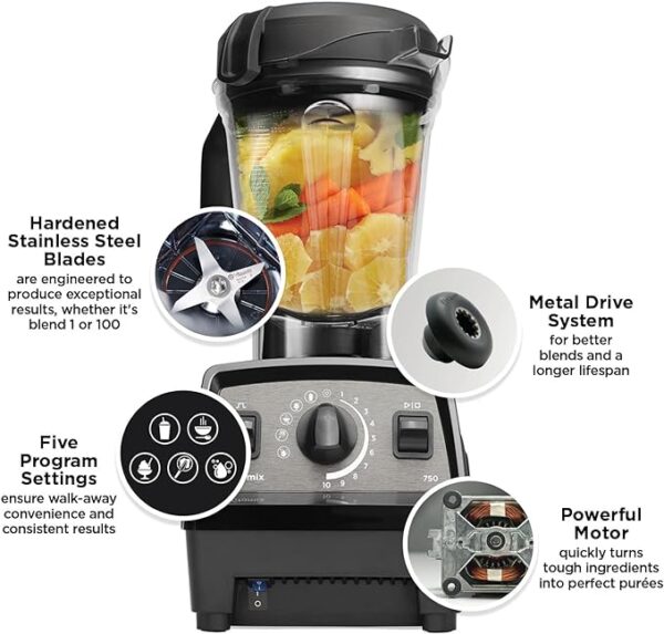 Limited time deal 32% off 750 Blender,Black - Image 3