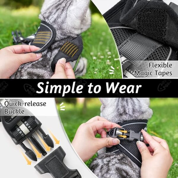 Limited time deal 30% off  Cat Harness and Leash Set - Image 3