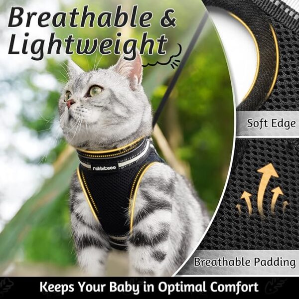 Limited time deal 30% off  Cat Harness and Leash Set - Image 2