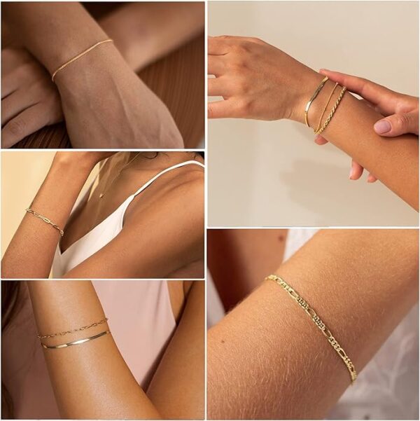 Limited time deal 26% off DEARMAY Gold Bracelets - Image 4