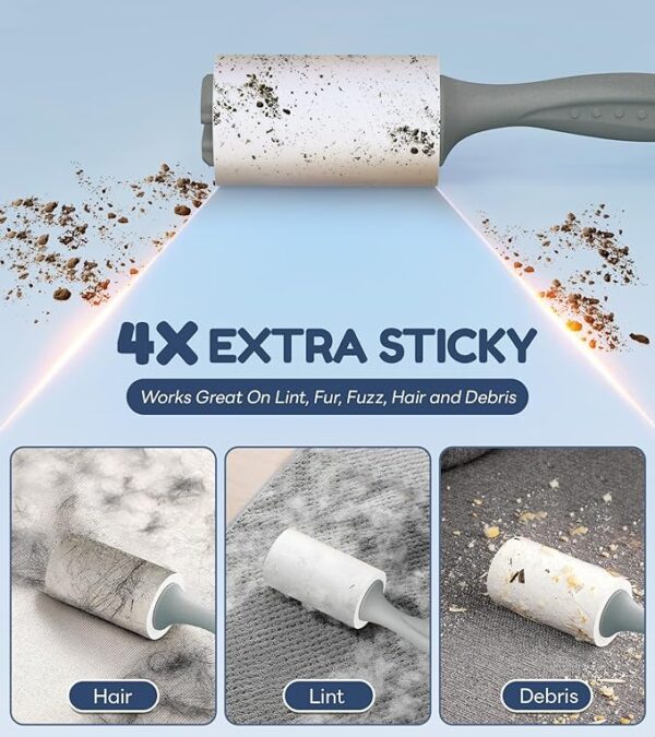 Limited time deal 45% off 4X Extra Sticky Lint Roller - Image 3