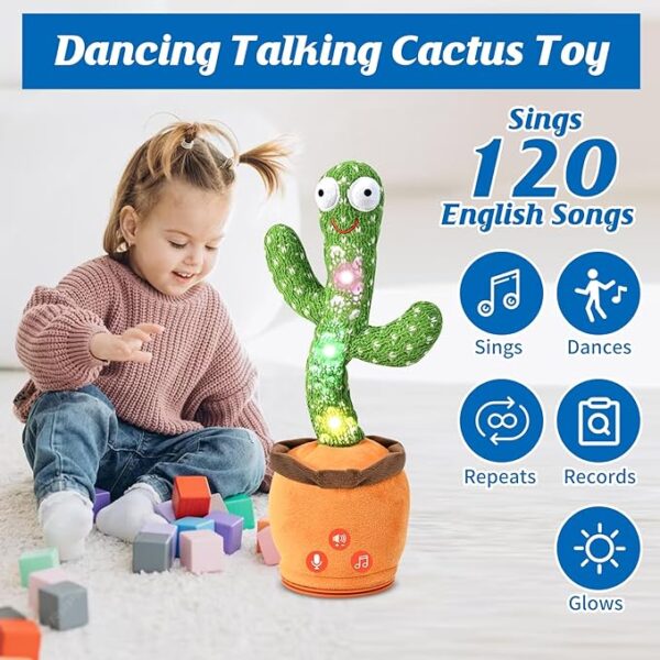 Limited time deal 42% Dancing Talking Cactus - Image 3