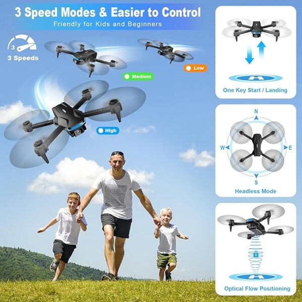 Limited time deal 37% off Drone with Camera 1080P HD FPV Foldable Drone - Image 2