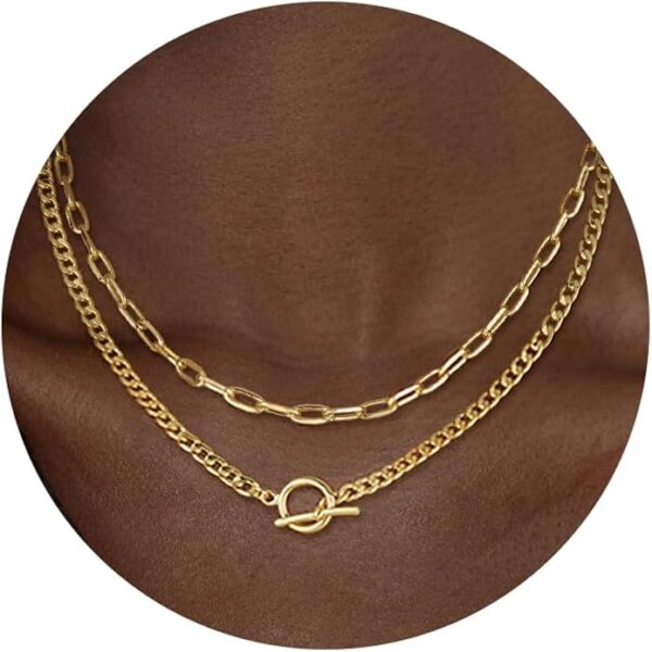 Limited time deal 21% off CHESKY Gold Layered Necklaces