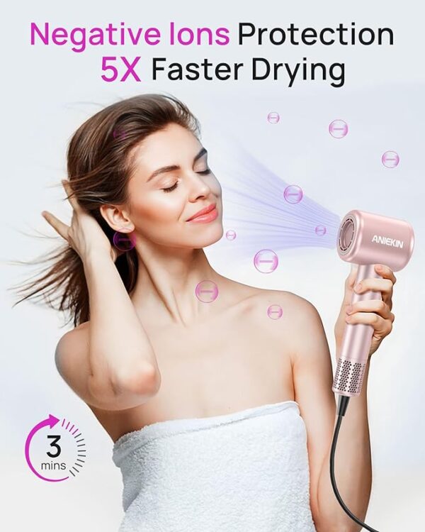 Limited time deal 15% Hair Dryer, High-Speed Ionic - Image 3