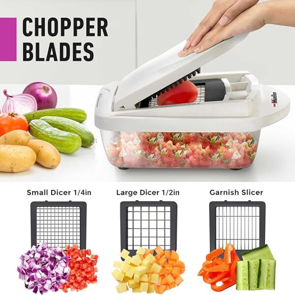 Limited time deal 17% off Mueller Pro-Series 10-in-1, 8 Blade Vegetable - Image 3