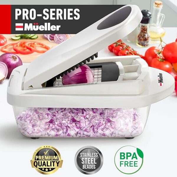 Limited time deal 17% off Mueller Pro-Series 10-in-1, 8 Blade Vegetable - Image 2